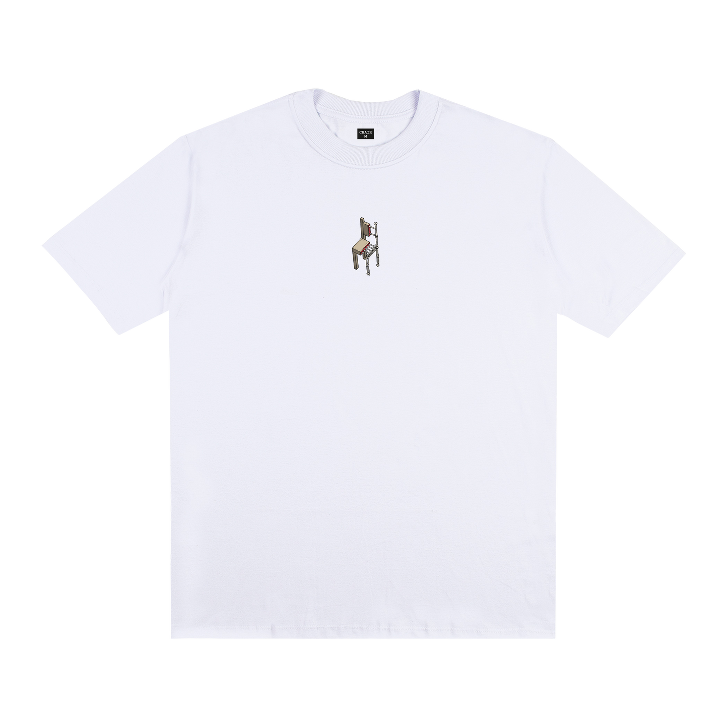 Skeleton chair white