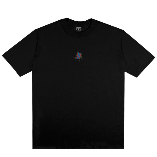 bamboo beachair t-shirt black