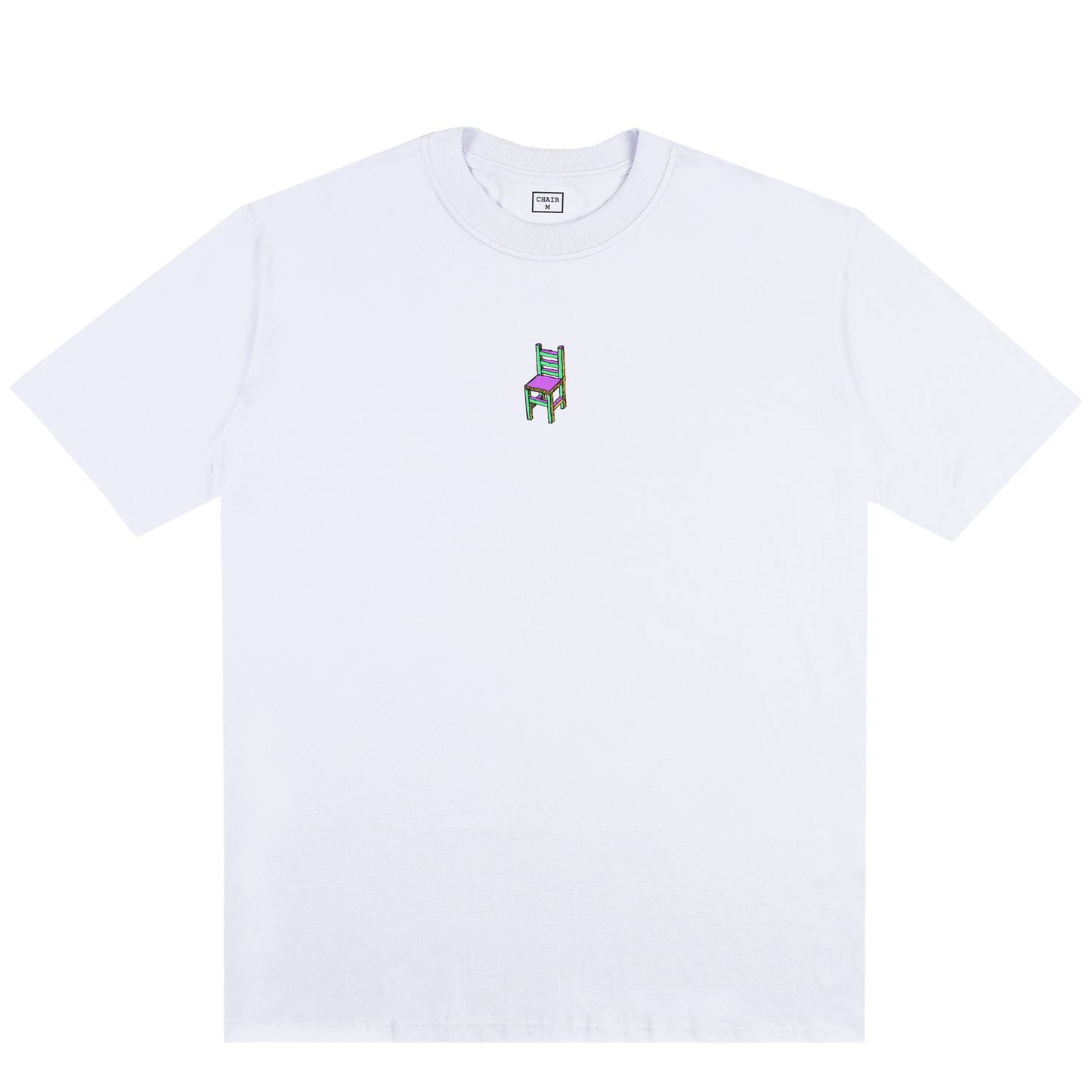 childhood chair t-shirt white