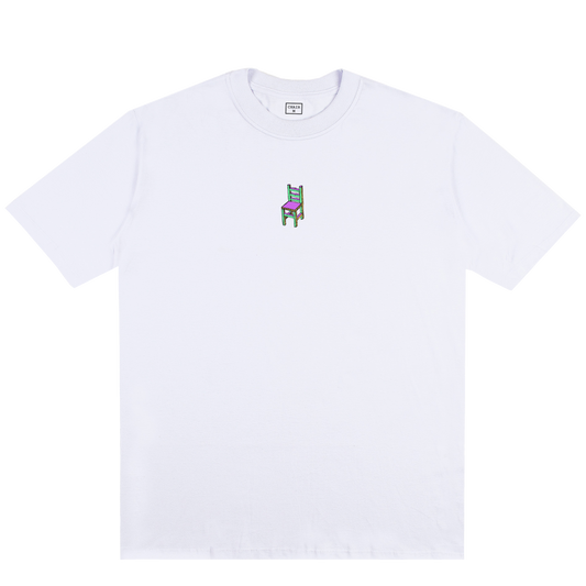 childhood chair t-shirt white