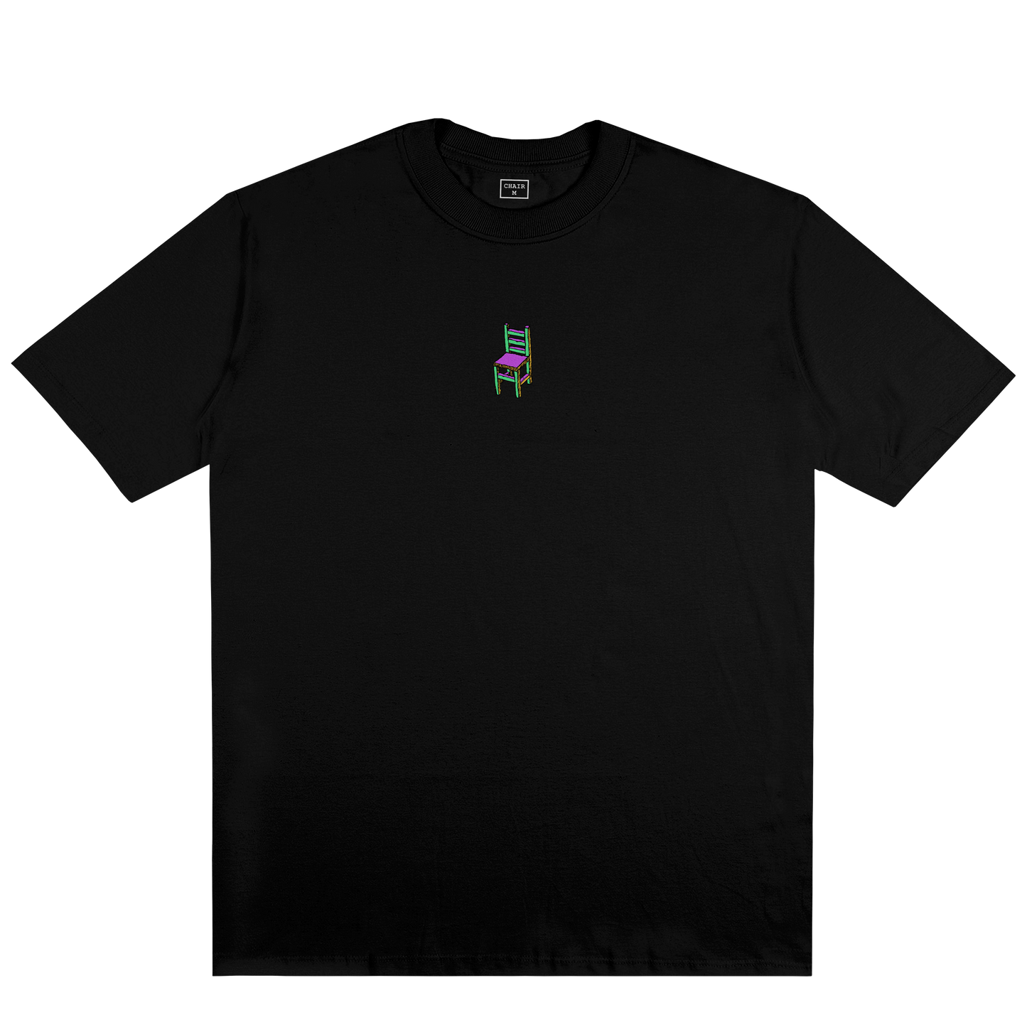 childhood chair t-shirt black