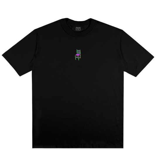 childhood chair t-shirt black