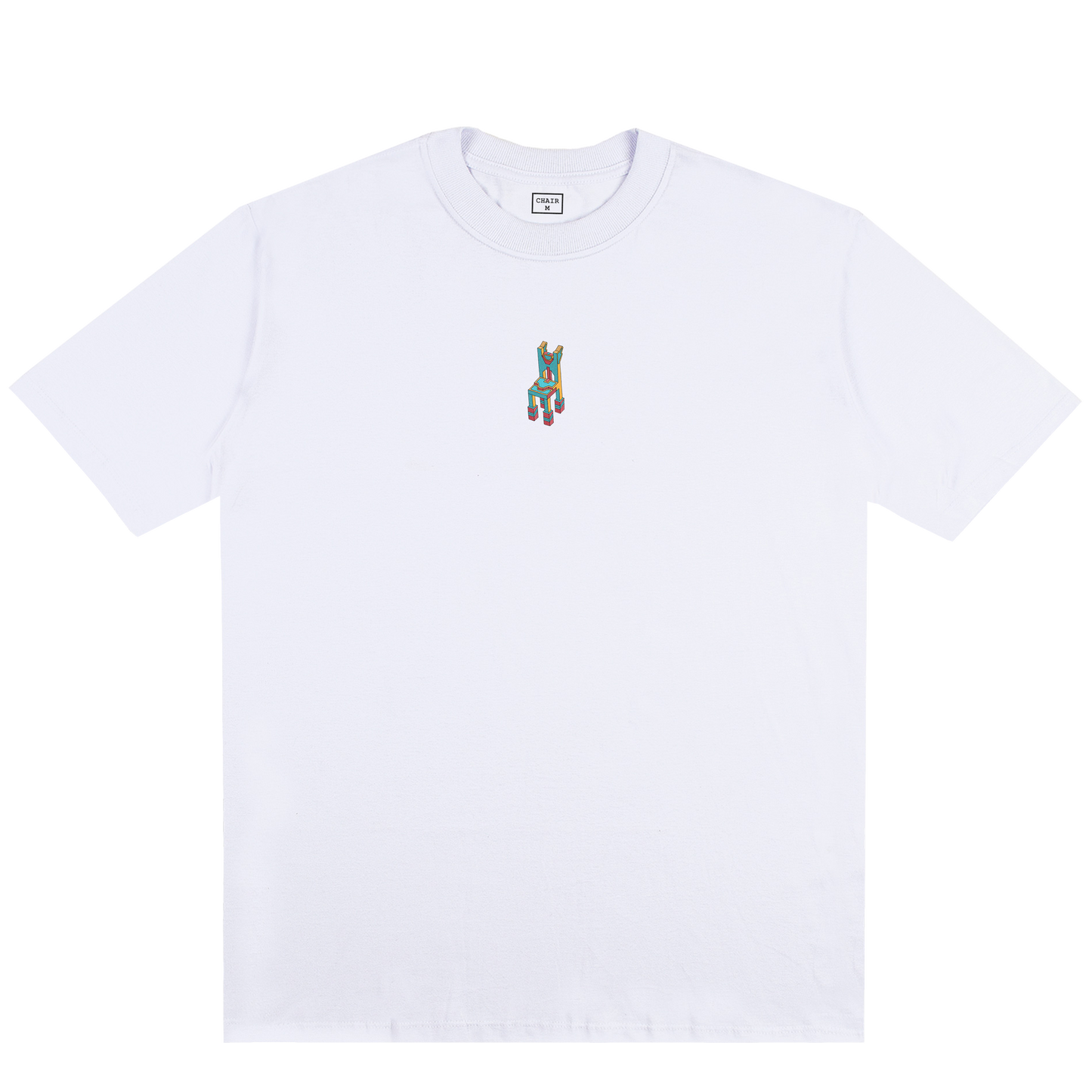 zord chair t-shirt white